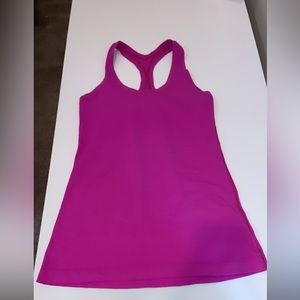 Lululemon pink cool racerback tank top *nulu